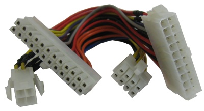 Kit Cables Conversores Atx 20 A 24p   Aux 4 A 8p